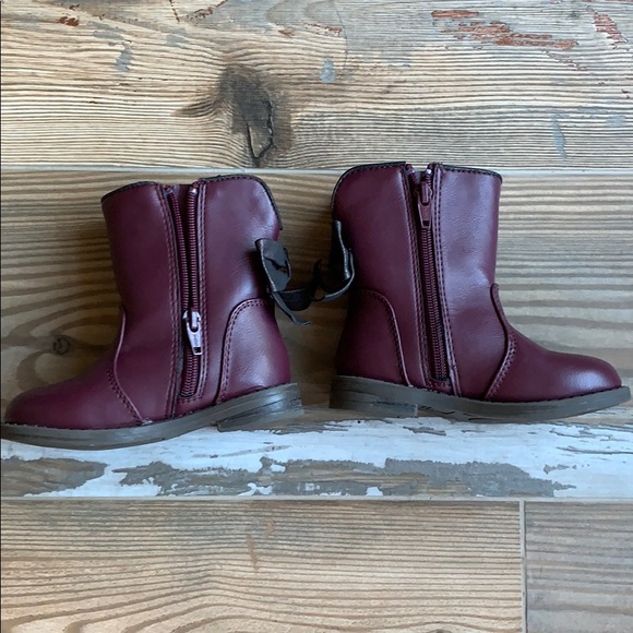 Wine colored boots - Picture 2 of 4